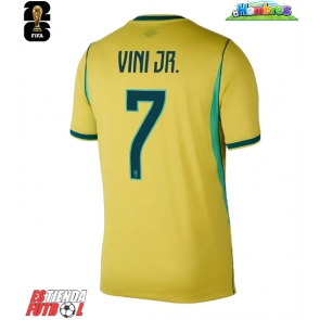 Brasil Vinicius Junior #7 Primera Equipación Mundial 2026 Manga Corta